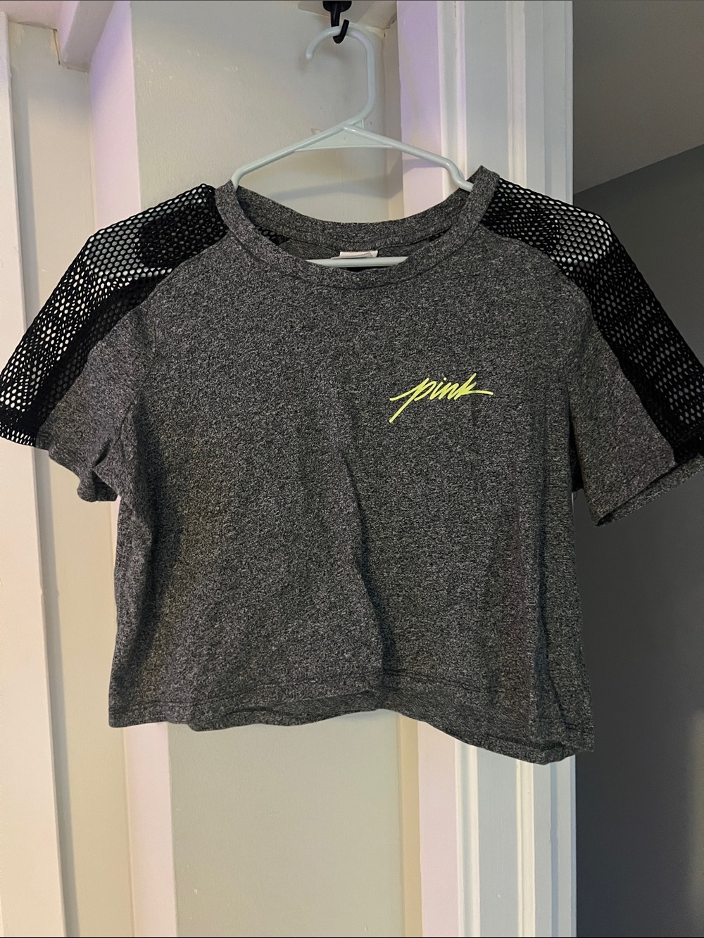 PINK Victoria's Secret Dark Heather Gray Pullover